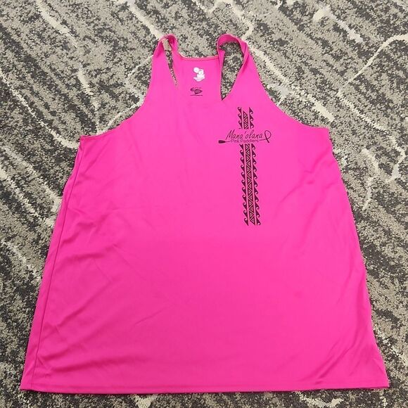 Mana'olana Pink Paddlers Outrigger Paddling Tank Top 2XL - Picture 1 of 8